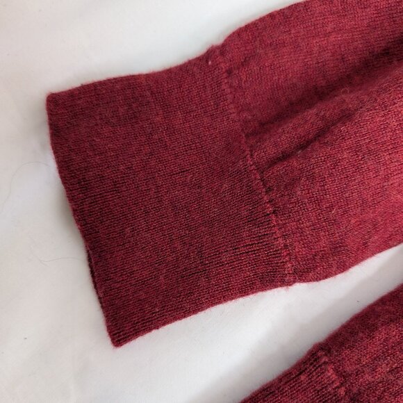 UNTUCKit Men's Heathered Red 1/4 Zip (100% Merino Wool), Size XL - Picture 3 of 10